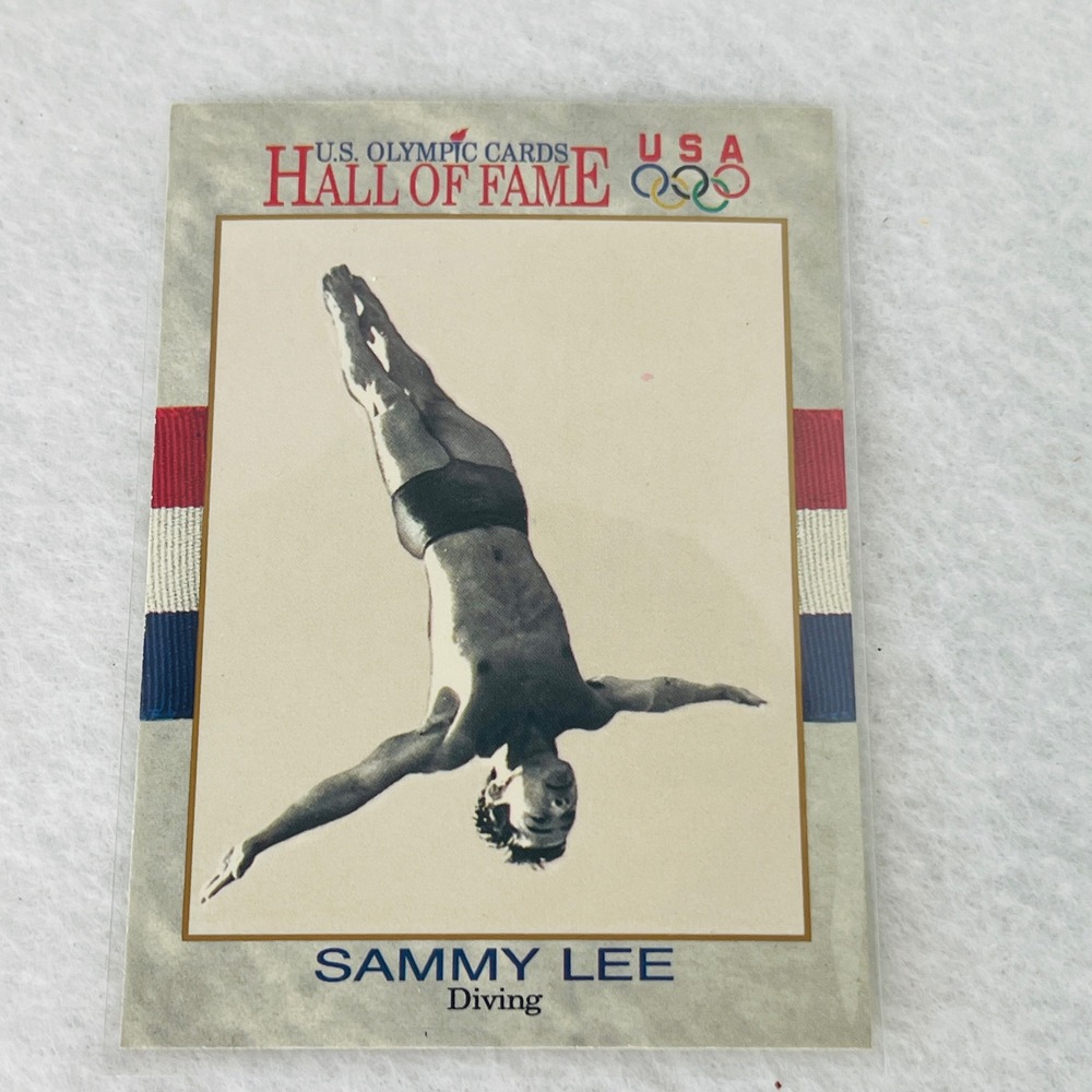 1991 Impel US Olympic Hall of Fame Sammy Lee Diving Card #49 Gold Medalist
